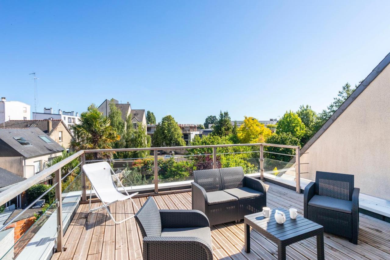 Teranga - Studio Avec Grande Terrasse Dans Ренн Екстер'єр фото