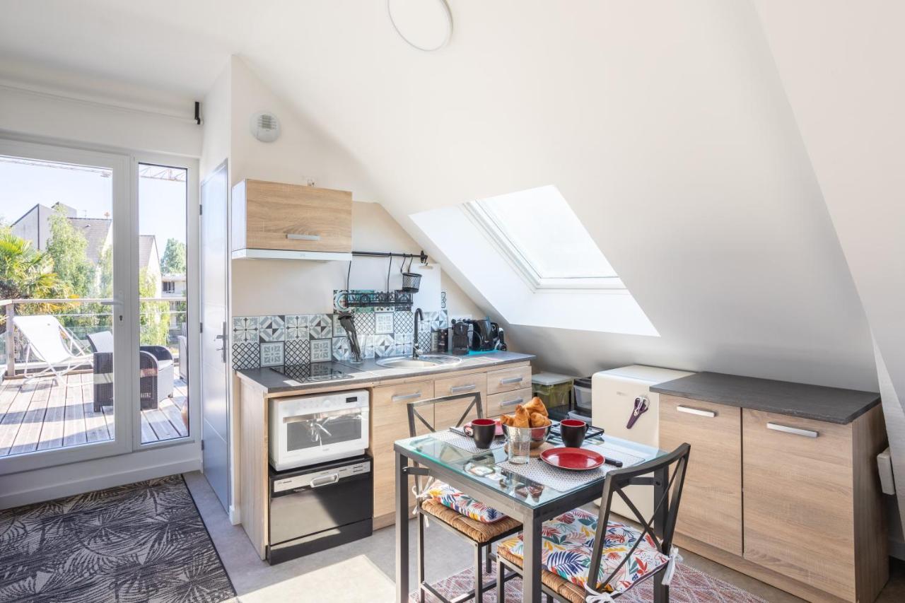 Teranga - Studio Avec Grande Terrasse Dans Ренн Екстер'єр фото